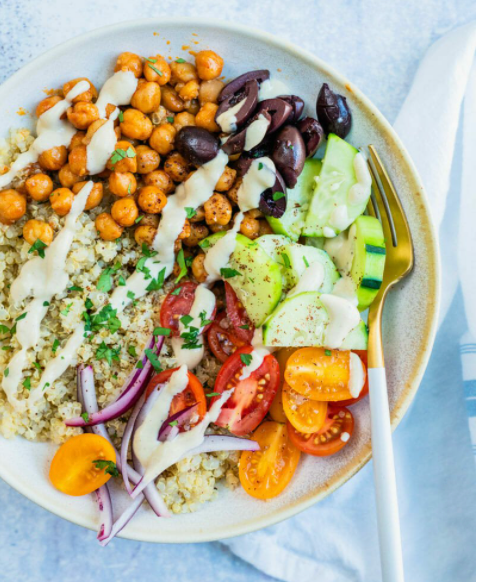 Chickpea Mediterranean Bowl