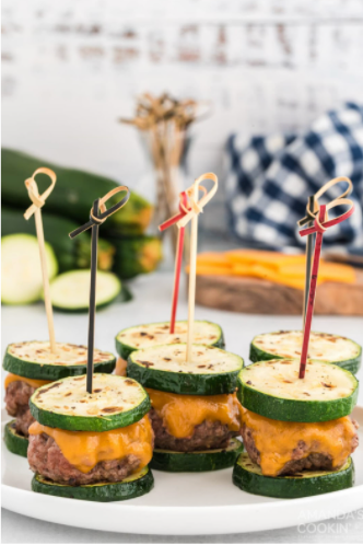 Zucchini sliders
