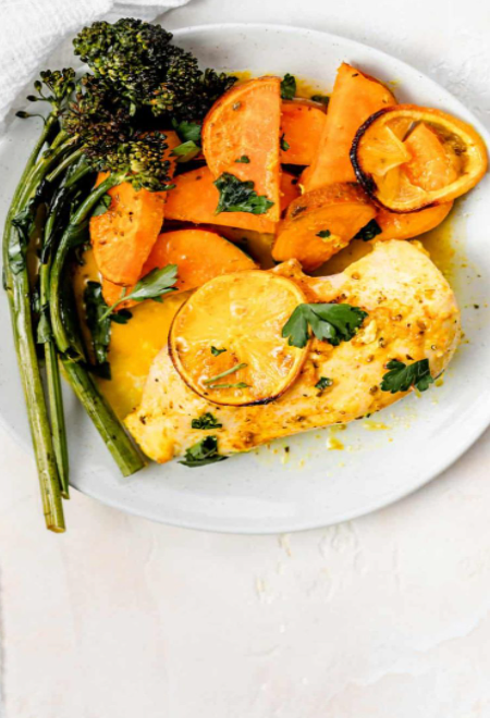 Lemon Chicken and Sweet Potatoes